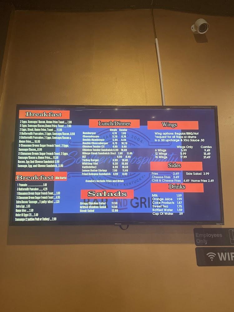 Southern Hospitality Menu image 4